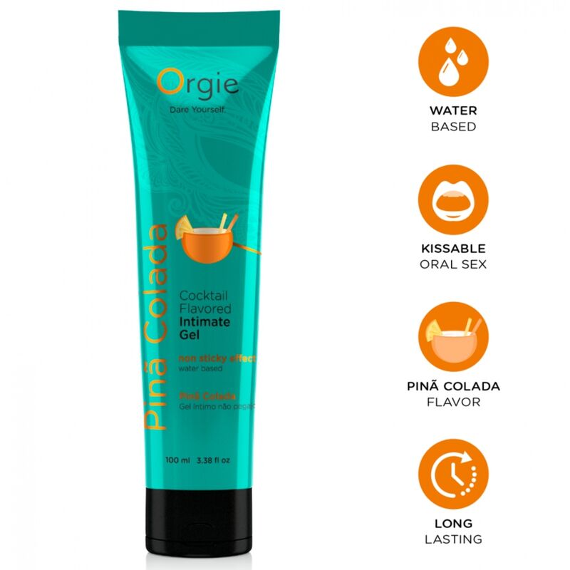Orgie-Lube Tube Cocktail Piña Colada Gleitgel 100 ml · Kosmetika & Aphrodisiaka