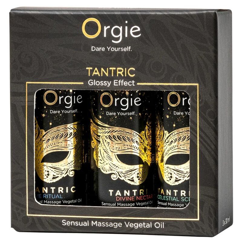 Orgie-Tantric Set sinnliche Massageöle 3 x 30 ml