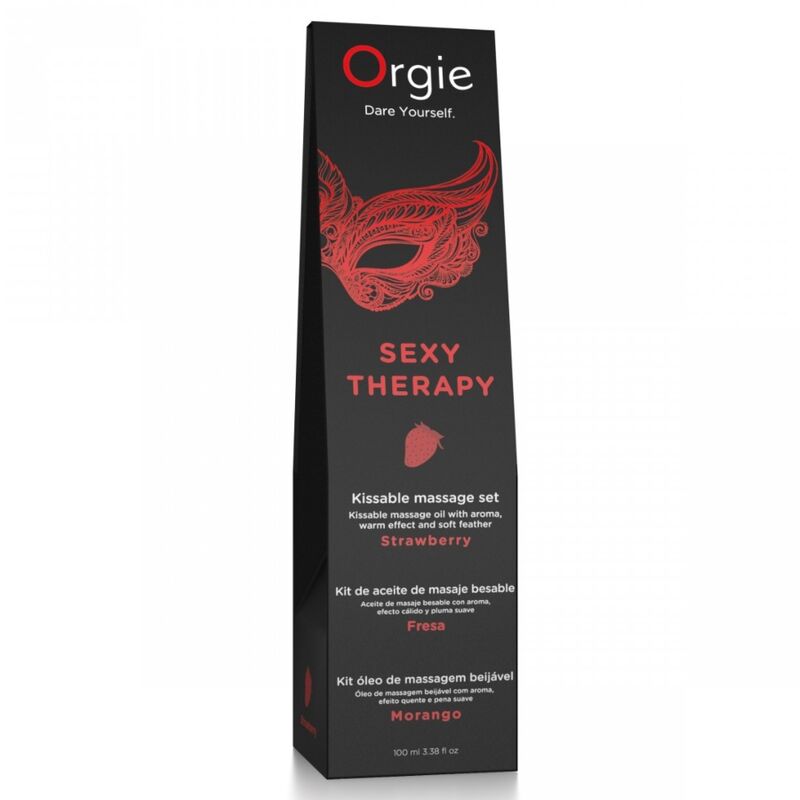 Orgie-Lips Massage Set mit Erdbeeraroma 100 ml · Kosmetika & Aphrodisiaka (Bild 3)