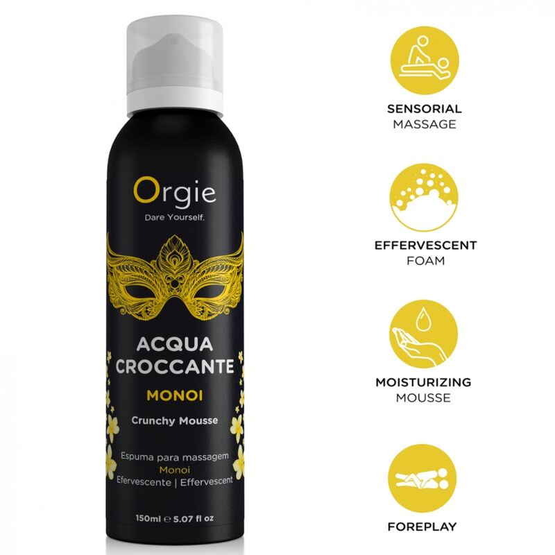 Orgie-Croscante Wasser Massage Mousse Monoï 150 ml · Kosmetika & Aphrodisiaka
