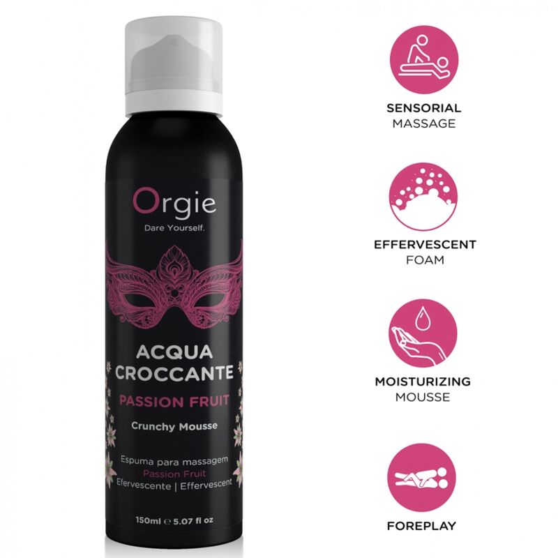 Orgie-Croscante Wasser Massage Mousse Leidenschaftsfrucht · Kosmetika & Aphrodisiaka