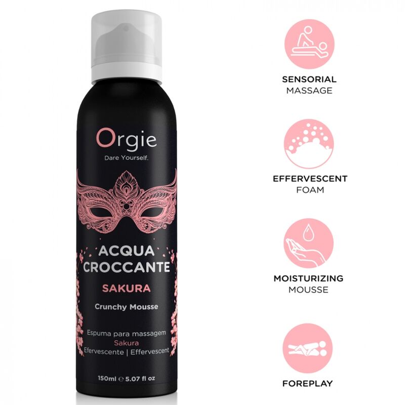 Orgie-Crocante Wasser Mousse von Massage Kirschblüten · Kosmetika & Aphrodisiaka