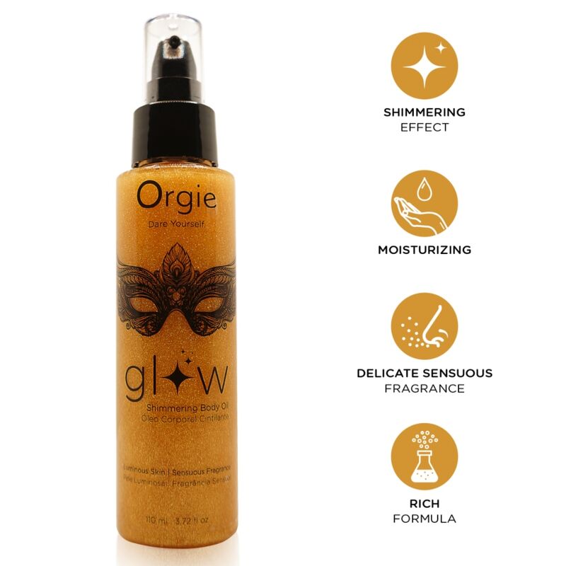 Orgie-Glow Körperöl mit heller Wirkung 110 ml · Kosmetika & Aphrodisiaka