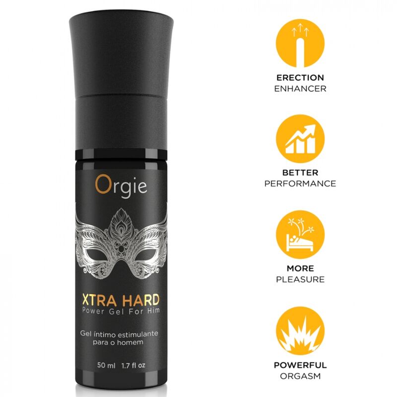 Orgie-Xtra Hard Gel stimulierend für Erektion 50 ml · Kosmetika & Aphrodisiaka