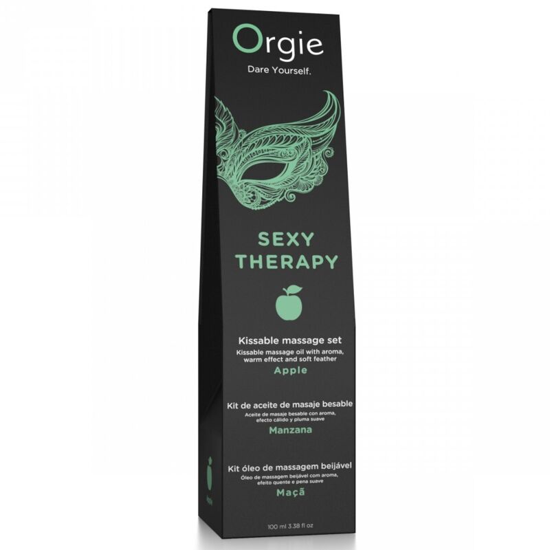 Orgie-Lips Massage Set mit Apfelaroma 100 ml · Kosmetika & Aphrodisiaka (Bild 2)