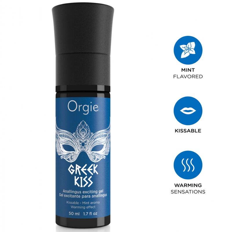 Orgie-Greek Kiss Gel stimulierend für Anillingus Menta 50 ml · Kosmetika & Aphrodisiaka