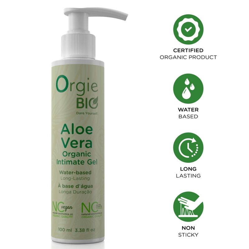 Orgie-Bio-Wasser-Gleitgel mit Aloe Vera · Kosmetika & Aphrodisiaka