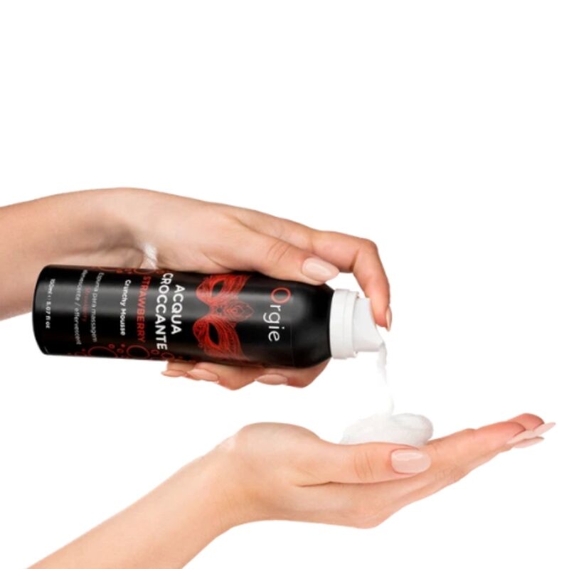 Orgie-Crocante Wasser Erdbeermassage Mousse 150 ml · Kosmetika & Aphrodisiaka (Bild 2)