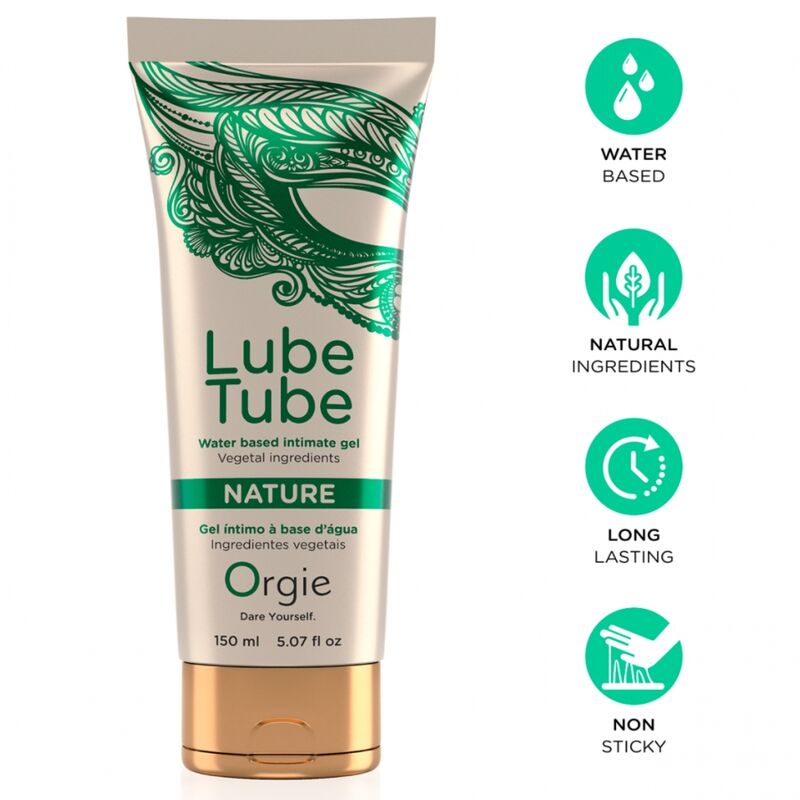 Orgie-Lube Tube Nature Gleitgel auf Wasserbasis 150 ml