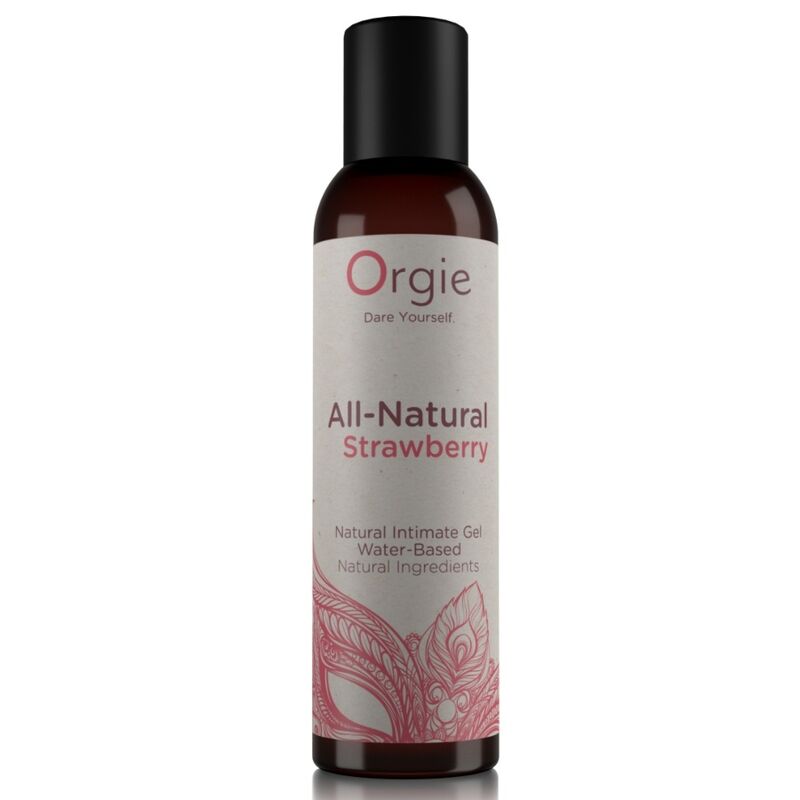Orgie-All-Natural Gleitgel auf Wasserbasis Erdbeeren 150 ml · Kosmetika & Aphrodisiaka (Bild 2)