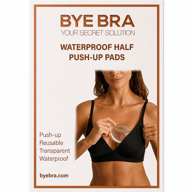 Bye Bra -Pull Ups-Semi Pads Push-up Transparent · Sexy Damen-Dessous