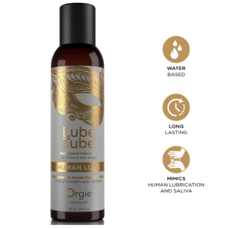 Orgie-Lube Tube Human Gleitgel auf Wasserbasis 150 ml · Kosmetika & Aphrodisiaka