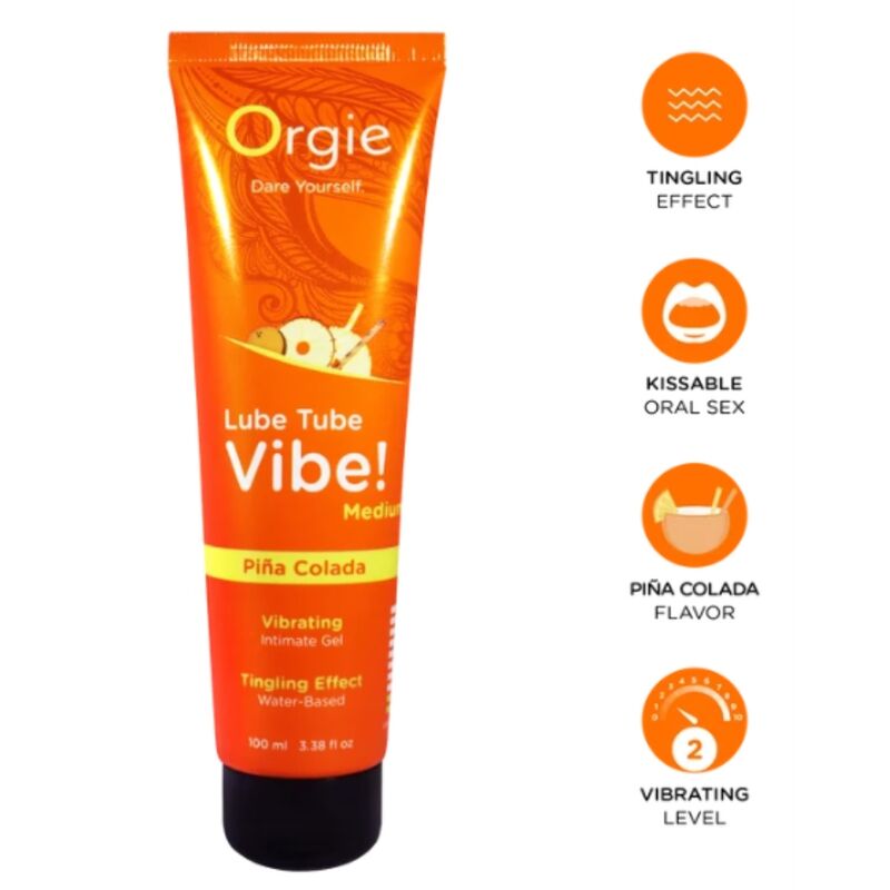 Orgie-Vibe! Piña Colada Gleitgel mit mittlerem Kribbeln
