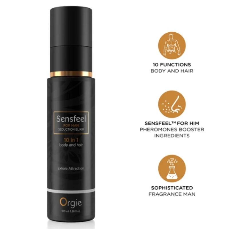 Orgie-Sensfeel Seduction Elixier Lotion Körper und Haar Männer · Oralsex & Körperspiele