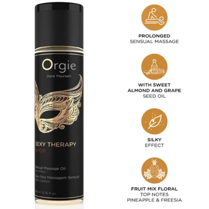 Orgie-Sexy Therapy Liebe Sensual Massageöl 200 ml · Kosmetika & Aphrodisiaka