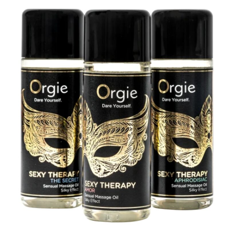 Orgie-Sexy Therapy Set Massageöle 3 x 30 ml · Kosmetika & Aphrodisiaka (Bild 2)