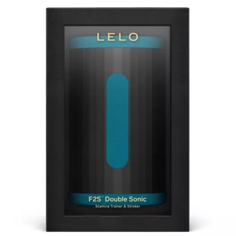 Lelo-F2S Double Sonic Masturbator Mann Grün Öl · Sextoys (Bild 4)