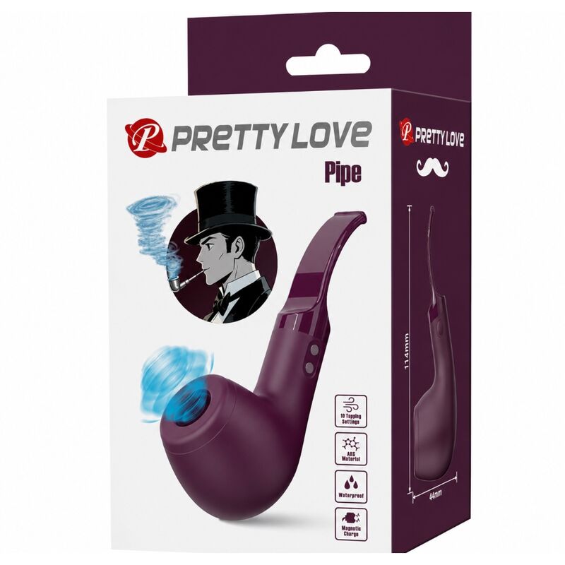 Pretty Love-Pipe Stimulator Ritmico 10 Modi Lila · Vibratoren (Bild 2)