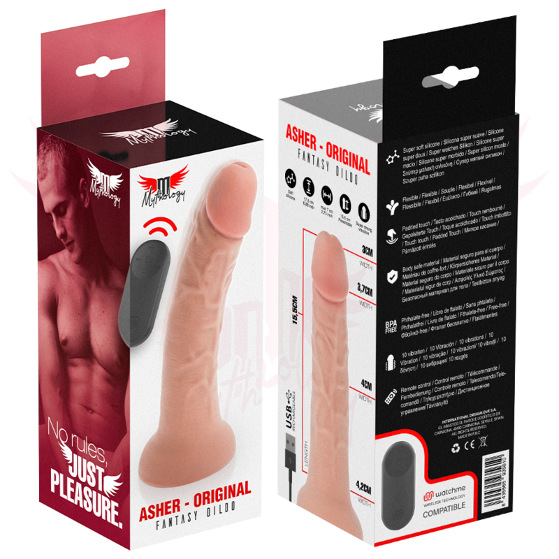 Mythology-Asher Original Dildo Vibrator Silikon · Vibratoren (Bild 12)