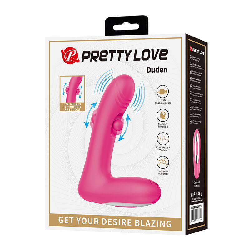Pretty Love-Duden Vibrator in Silikon mit Rosa Oszillierende Bewegung · Vibratoren (Bild 10)