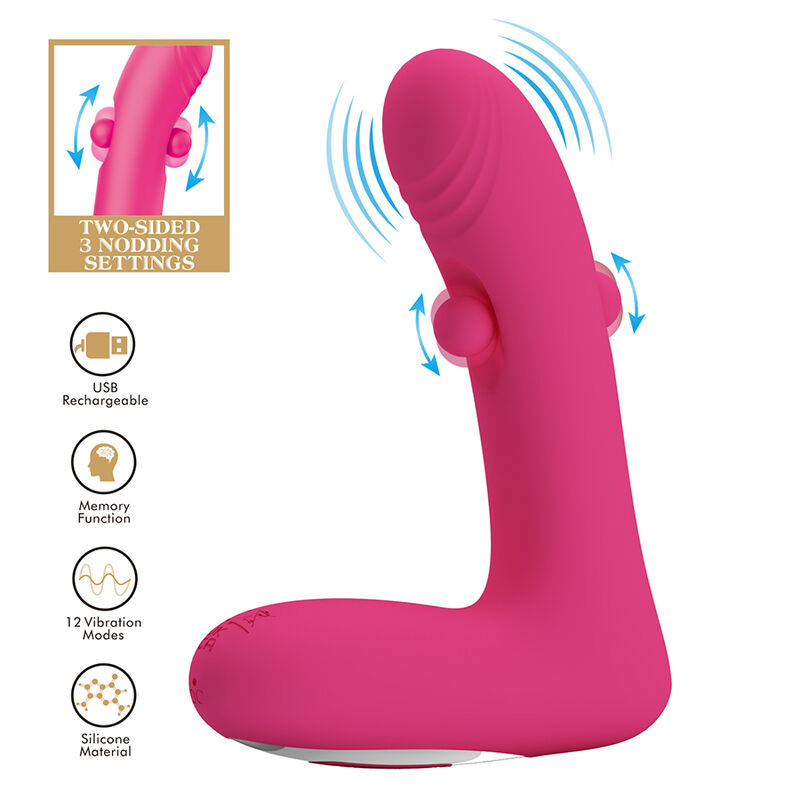 Pretty Love-Duden Vibrator in Silikon mit Rosa Oszillierende Bewegung · Vibratoren (Bild 3)