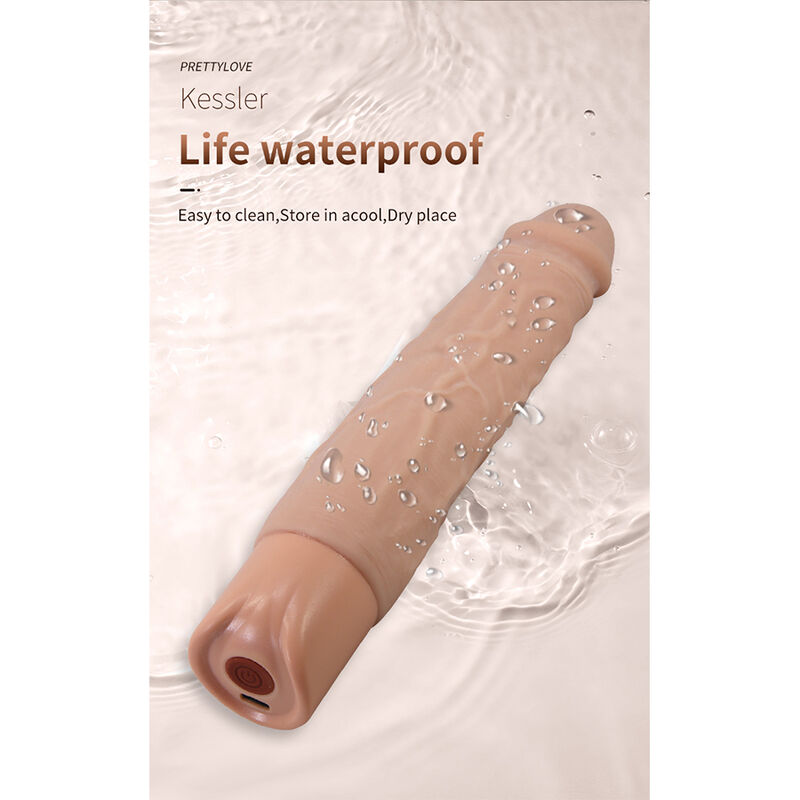 Pretty Love-Kessler Dildo Realistisch Vibrator 22 cm Natural · Sextoys (Bild 3)