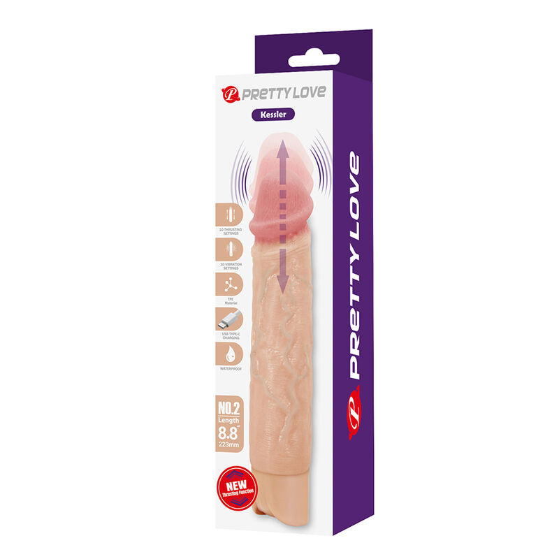 Pretty Love-Kessler Dildo Realistisch Vibrator 22 cm Natural · Sextoys (Bild 6)