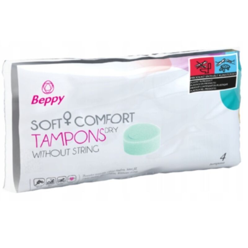 Beppy-Soft-comfort Dry-Tampons, 4 Einheiten · Oralsex & Körperspiele