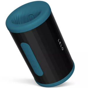 Lelo-F2S Double Sonic Masturbator für Männer Petrolgrün