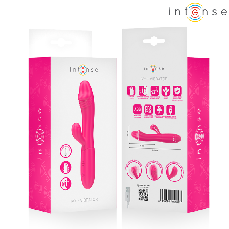 Intense Ivy Flexibler Vibrator 10 Vibrationsmodi mit Zunge