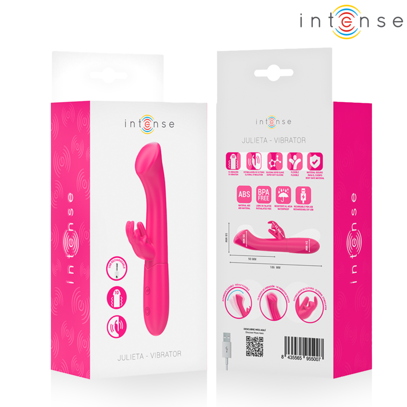 Intense-Julieta Rabbit-Vibrator 18.6 cm, 10 Vibrationsstufen