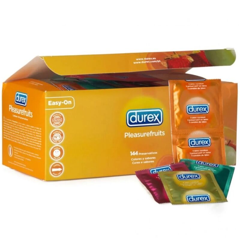 Durex Condoms-Pleasure Fruits 144 Einheiten-Lactice · Kondome