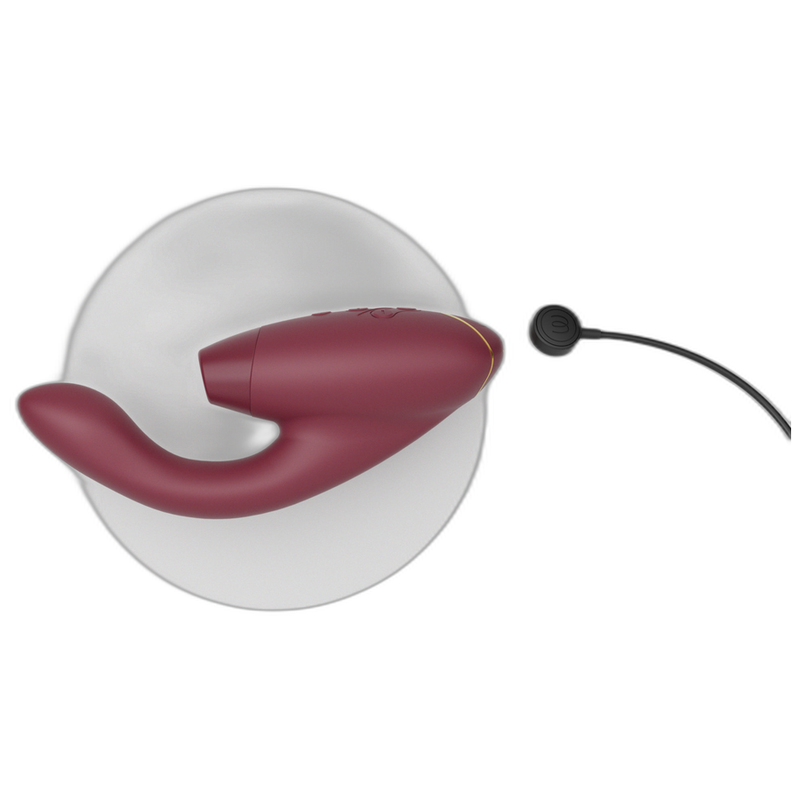 Womanizer-Duo 2 Stimulator Bordeaux-10 Geschwindigkeiten, Wiederaufladbar, USB · Vibratoren (Bild 8)