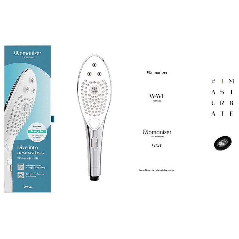Womanizer-Wave Kopf Dusche Stimulieren Chrome-ABS-Klitoris · Vibratoren (Bild 8)
