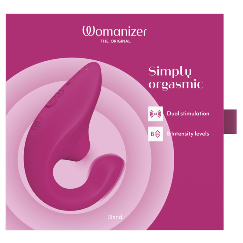 Womanizer-Blend Rabbit Vibrator Stimulator Rosa Vibrant-Silikon · Vibratoren (Bild 3)