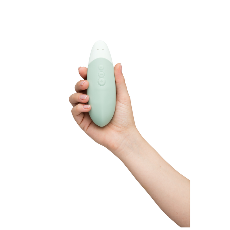 Womanizer-Vibe Lay-on Silent Vibrator Sage-Silikon, 10 Geschwindigkeiten · Vibratoren (Bild 9)