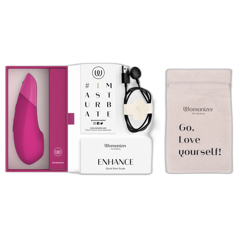 Womanizer-Enhance Stimulator Vibrations-Klitoris Pink-Silikon · Vibratoren (Bild 5)