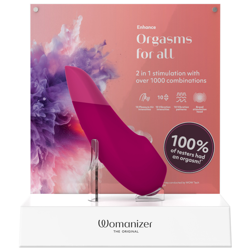 Womanizer-Enhance Stimulator Vibrations-Klitoris Pink-Silikon · Vibratoren (Bild 7)