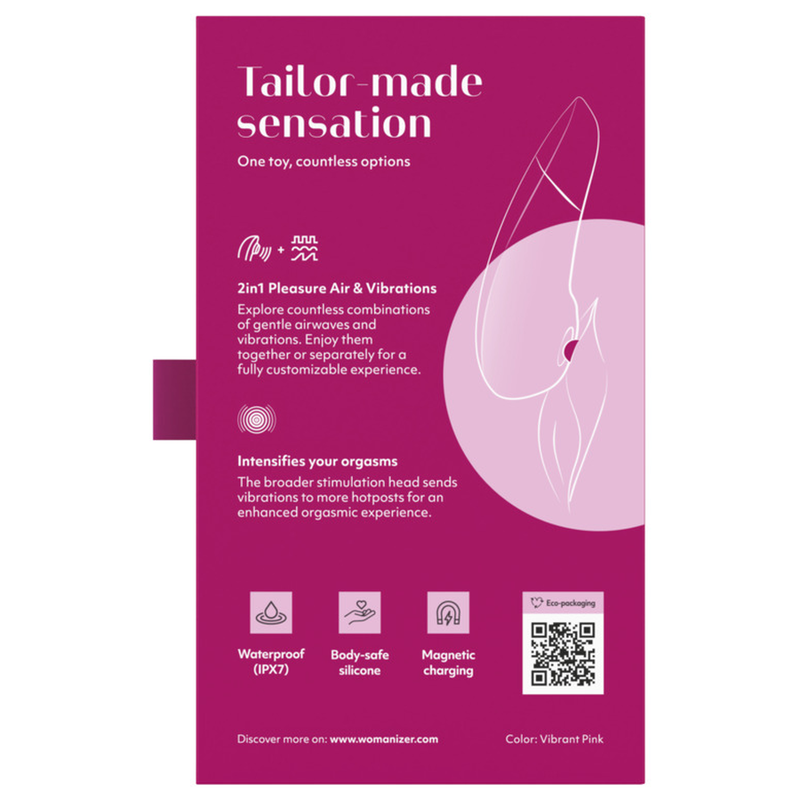 Womanizer-Enhance Stimulator Vibrations-Klitoris Pink-Silikon · Vibratoren (Bild 10)