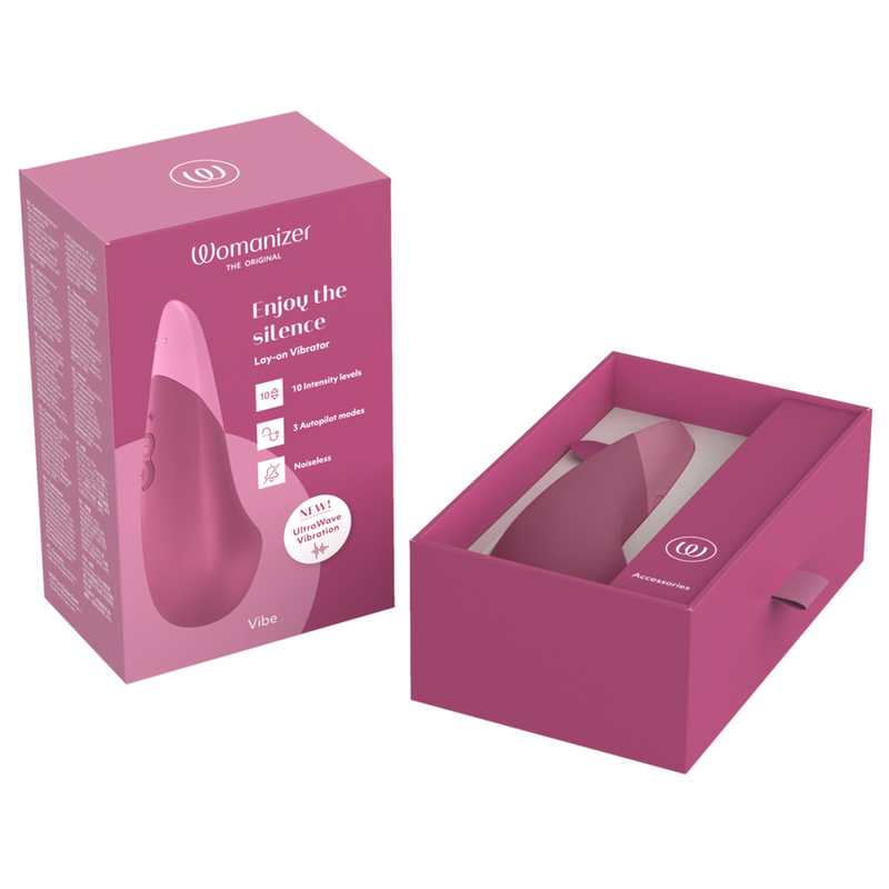 Womanizer-Vibe Lay-on Silent Vibrator Dusky Pink-Silikon, 10 · Vibratoren (Bild 8)
