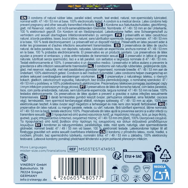 Mister Size-Kondom 47-49-53mm 3 Stk.-Testpackung · Kondome (Bild 4)