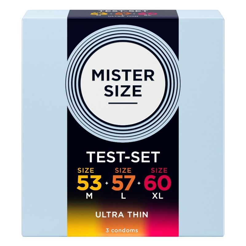 Mister Size-Kondome Probierpackung 53-57-60 mm 3 Stk.