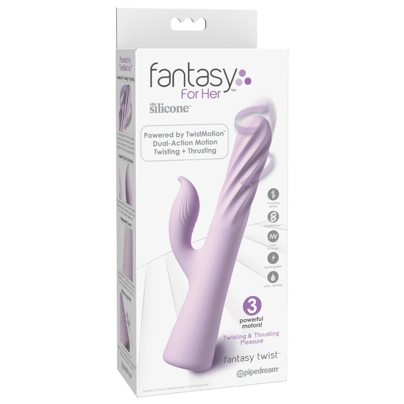 Pipedreams-Fantasy Twist Vibrator mit Drehung und Thrusting · Vibratoren (Bild 4)
