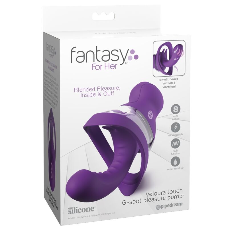 Pipedreams-Samt Touch Pumpe Intima G-Spot mit Succiune · Vibratoren (Bild 5)