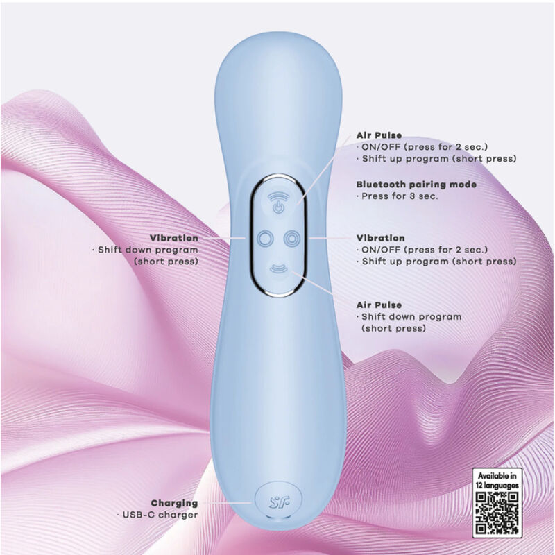 Satisfyer-Pro 2 Generation 4 Stimulator Klitoris Blau · Vibratoren (Bild 7)