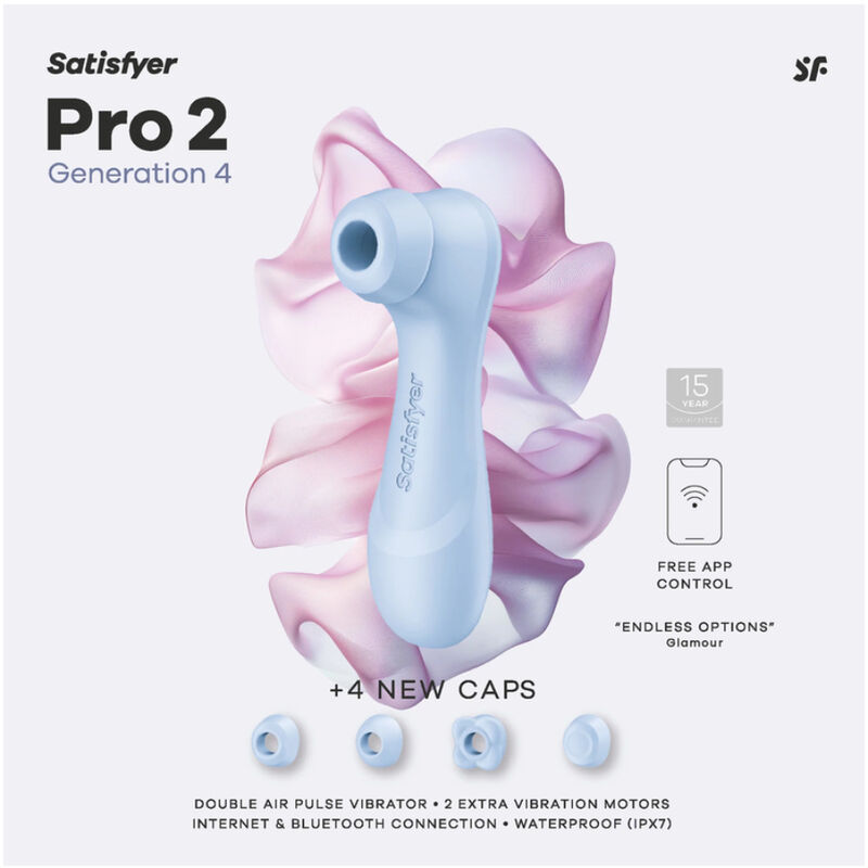 Satisfyer-Pro 2 Generation 4 Stimulator Klitoris Blau · Vibratoren (Bild 8)