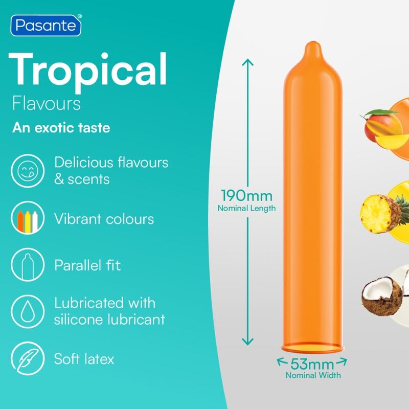 Pasante-Kondome Tropicale Aromen 144 Einheiten · Kondome (Bild 4)